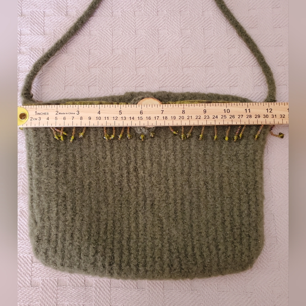 OOAK Wool Felted Crossbody Bag - Picture 13 of 13